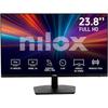 Nilox Monitor 24" IPS Con Webcam Integrata E Regolabile NXM24REGWEB01