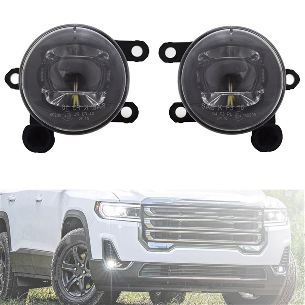 2Pcs Front LED Fog Light Lamp Set RH+LH For GMC Acadia SLT/Denali/AT4 2020-2022