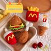 Вязаная брошь из пряжи McDonald's - Милая мультяшная подвеска-значок для сумок и одежды