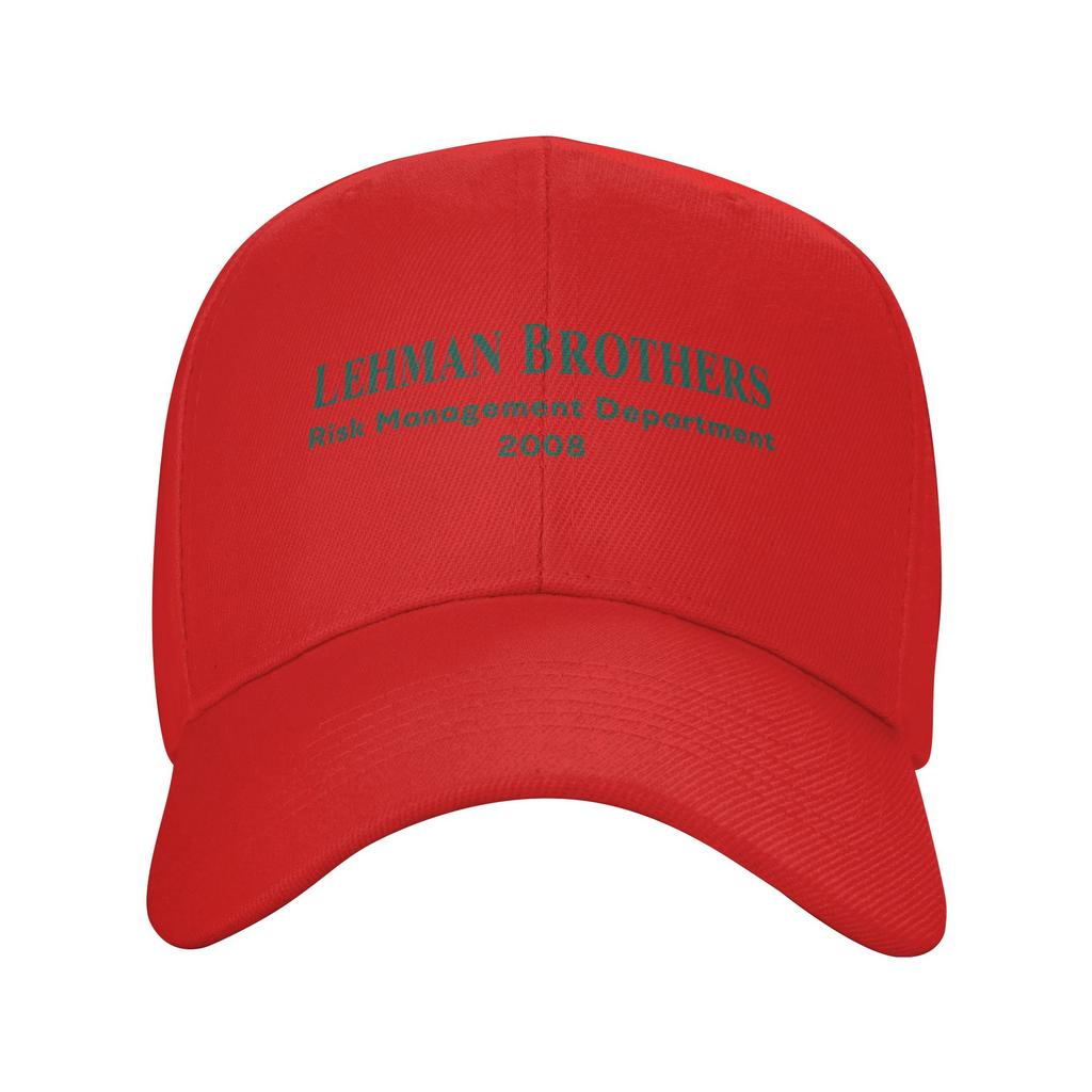 Отдел управления рисками Lehman Brothers 2008 Бейсболка Уличный стиль Мужская Кепка-тракер Дизайн с козырьком Рыболовные Бейсболки