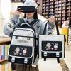 Милый мультяшный школьный рюкзак для учениц средней школы, новый рюкзак большой вместимости, легкий, универсальный рюкзак, сумка для репетиторства