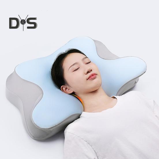 Подушка с эффектом памяти, медленный отскок, эластичная, облегчающая боль в шее, охлаждающая технология, подушка для сна, высокая плотность, поддержка, дышащая, моющаяся, боковая часть спинки