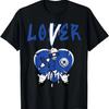 13 French Blue Tee Loser Lover Drip Heart French Blue13s T-Shirt