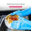 Rubber Dishwashing Gloves Household Dishwashing Gloves Kitchen Dish-scrubbing Gloves Multi-functional Vegetable-washing Gloves