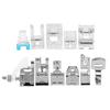 11Pcs/Set Multifunction Household Sewing Machine Presser Foot Tool Kit Accessory