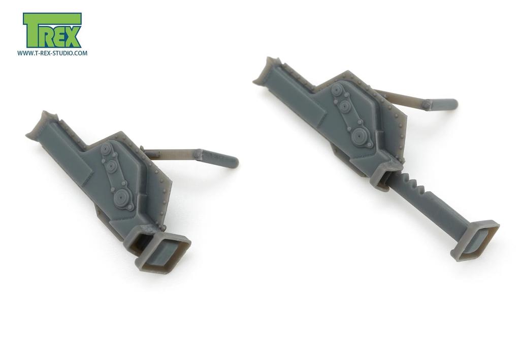 T-Rex Studios 1/35 Немецкий Танковый Домкрат 20т WW2, Короткий Тип (2 упаковки) Пластиковая деталь модели TR35181 (танк)