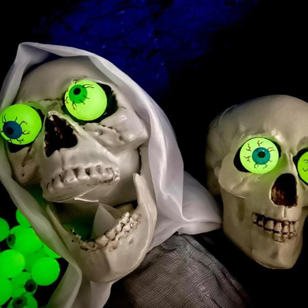 Игрушки для глазных яблок, надувные шарики, товары для Хэллоуина, светящиеся в темноте, глазные яблоки 30 мм, ужасные поддельные глазные яблоки, страшный мяч, детские игрушки, подарки, новые