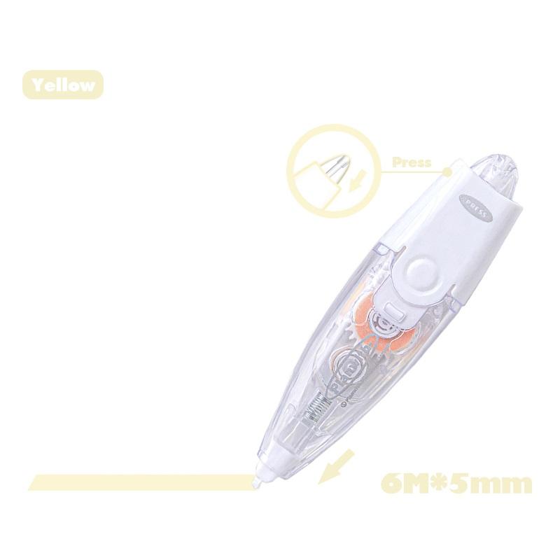 1pcs Fluorescent Band Color Correction Tape 5mm*6m for Spot Point Highlighting Office School A7604