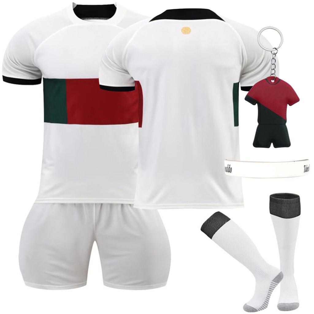 22/23 Portugal Home/Away Jerseys Children's Football Training Suit Set
