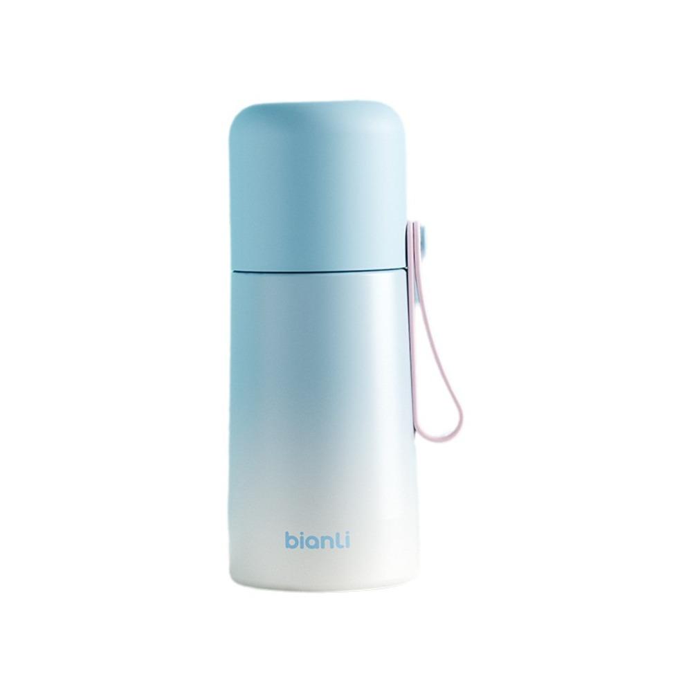 Creative Gradient Design Thermos Cup Leak-Proof High Appearance Insulated Cup Stainless Steel Double Lid Cup Daily Use