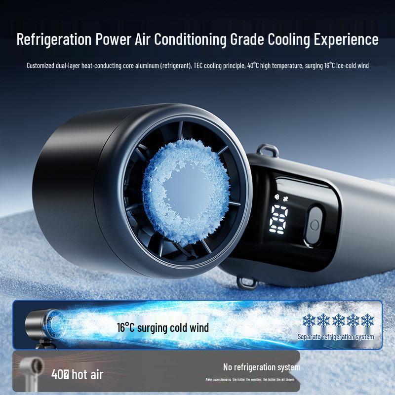 Turbo Portable Folding Mini Fan with Semiconductor Cooling