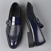 New Black Brown Monk Strap Loafter Men's Glossy Patent Leather Casual Shoes Designer Formal Wedding Dress Homecoming Footwear