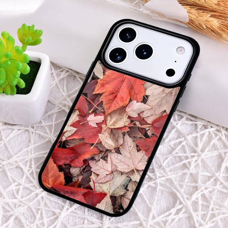 Чехол для телефона "Осенние Весенние Листья" для iPhone 17 Air 16 15 11 12 14 13 Pro Max Ударопрочный Чехол