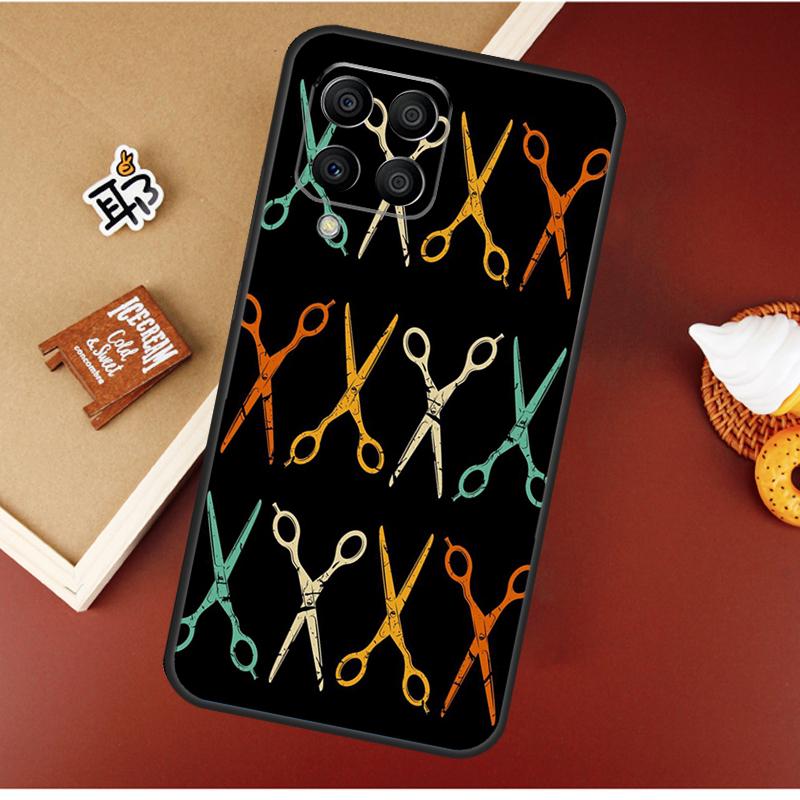 Ножницы парикмахерские для Samsung Galaxy M53 M33 M13 M14 M34 M54 M12 M32 M52 M20 M15 M55 M31s M30s M21 M51 Чехол