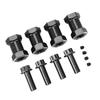 4Pcs/Set Metal RC Wheel Hex Hub RC Cars Accessories Crawler Wheel Adapter  For 1/10 RC Crawler