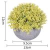 Моделирование Растений Растение в Горшке Офисное Украшение Рабочего Стола Зеленое Растение Орнамент Растение в Горшке Травяной Шар Милан Зеленое Растение Эвкалипт