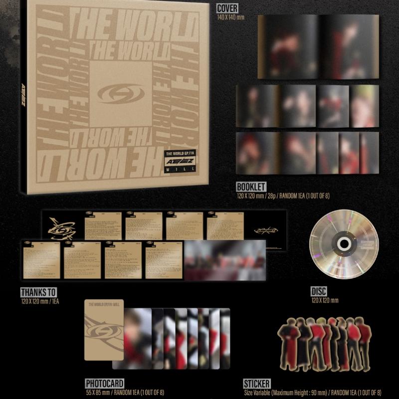 Ateez The World Ep.fin  Will  Digipak Ver. 