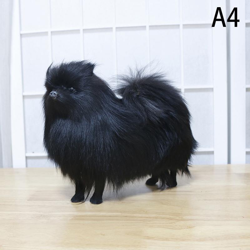 Realistic Pomeranian Simulation Toy Dog Puppy Lifelike Companion Toy Handcrafted Drop Dog Pet Toys Simulation Stuffed
