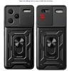 Для Xiaomi Redmi Note 13 Pro + Чехол Redmi Note 13 pro Plus Магнитное кольцо-держатель Бронированный чехол для телефона Защита камеры сдвижной Задняя крышка