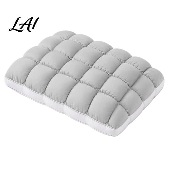 Comfortable Hypoallergenic Sleeping Pillow Cooling Quilted Puff Pillow Cloud-Like Bed Down Alternative Soft Springy Pillows for Dorm Rooms