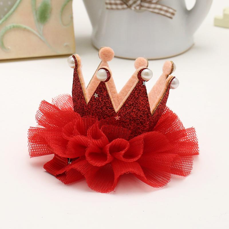 Headdress Side Clip Hairpin Little Girl's Children's Hair Accessories Princess Crown