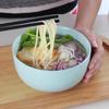 Japanese Ceramic Noodle & Soup Bowl - Large, Korean Style, Ideal for Couples & Students, Perfect Home Tableware.