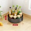 1/2/3 слоя кухонная полка для приправ, вращающаяся на 360 градусов полка для специй, стальной кухонный шкаф, органайзер, полка для банок, банок, бутылок