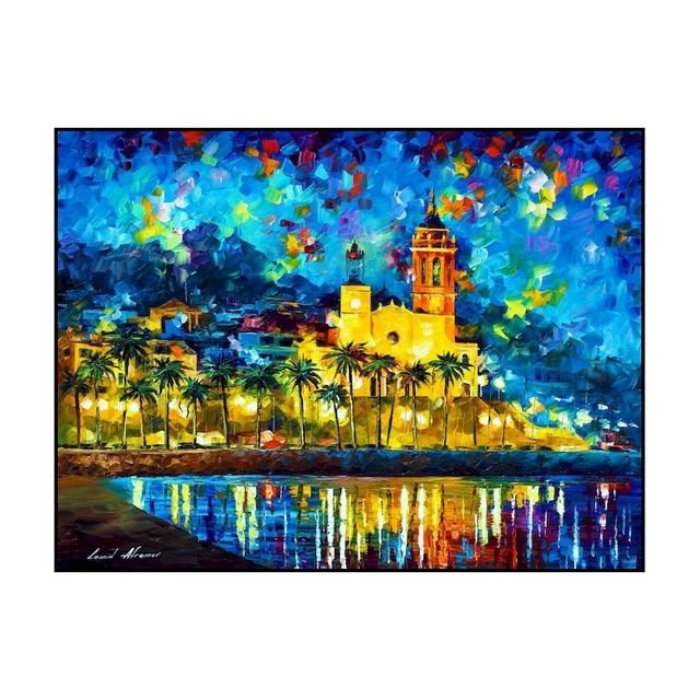 Abstract City Landscape Oil Painting Eiffel Tower Wall Art Canvas Prints Pop Paintings Decorative Pictures for Living Room Decor No Frame