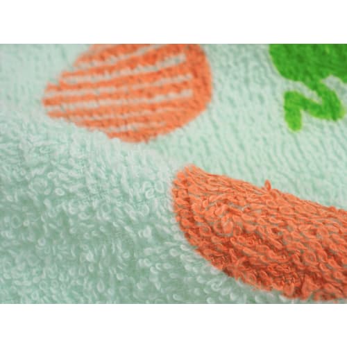 Kosugizen Face Towels, Everyday Print Towels, Happy, 7 Colors (7 Designs), 1 of Each, 34 X 80 Cm, Thin, Quick-Drying, Set of 7, SV-0202-7