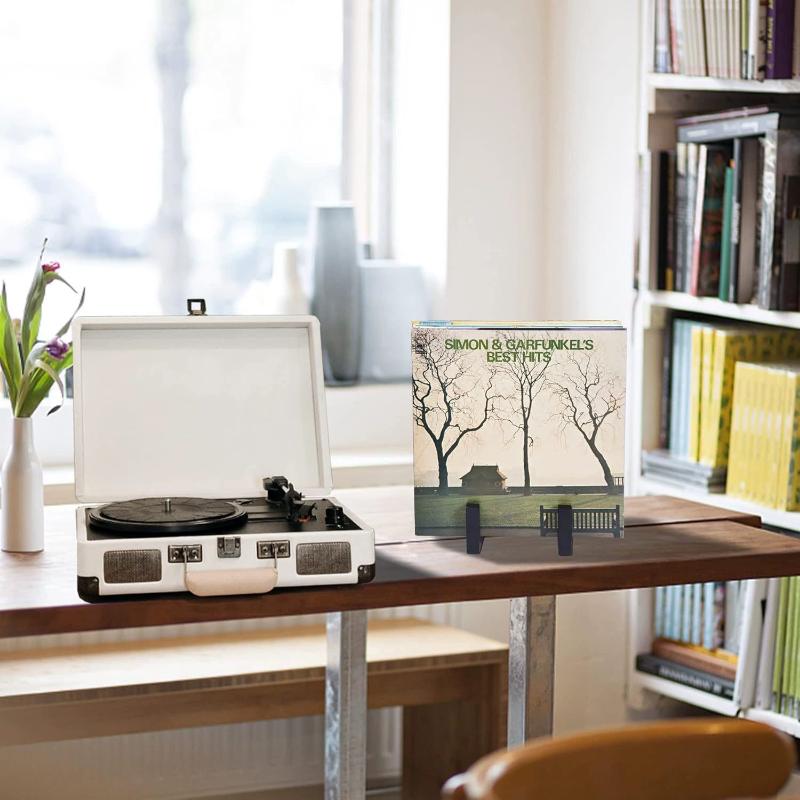 Металлический Виниловый Черный Держатель Пластинок Настольная Подставка-Дисплей Полка Для Хранения Домашний Офис Дисплей Для Принадлежностей Для Виниловых Пластинок