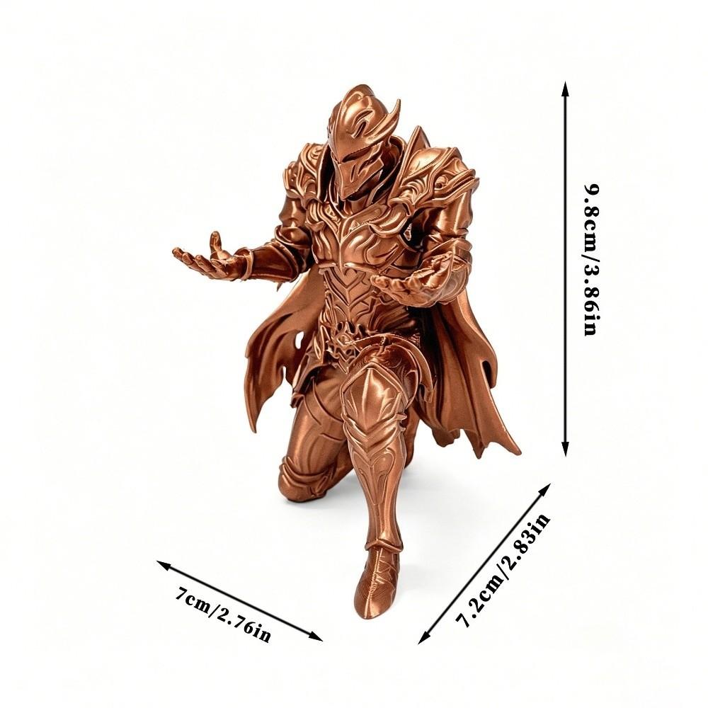 3D Printed Knight Pen Holder Multi-functional Decoration Desktop Ornaments Creative Warrior Pen Stand Home Office