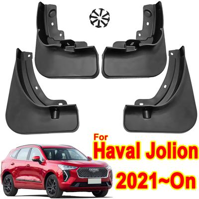 Комплект брызговиков для Haval Jolion 2021 - 2025, расширители крыльев автомобиля, брызговики, наружные брызговики, аксессуары для стайлинга автомобиля