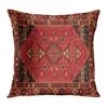 Red Moroccan Ethnic Pattern Petal Short Plush Pillowcase Sofa Cushion Cover Home Decoration Can Be Customized for You 40x40
