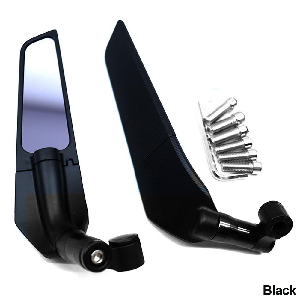 2X вращающееся боковое крыло для мотоцикла, зеркало заднего вида, крылышки, аксессуары для мотоцикла для Kawasaki Z900 Z1000 Z800 Z750 Z650 Z300 Z250