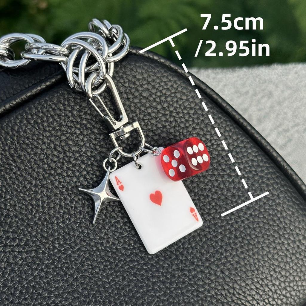Брелок-шарм Ainsworth Poker God с несколькими элементами и украшение на пояс