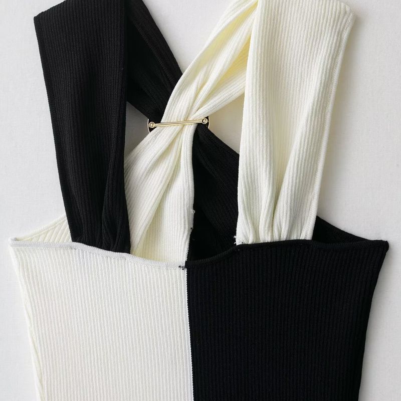 Kaslead New Women Clothes Western Style Simple Accessories Knitted Neck Collar Top 4938016