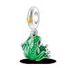 925 Sterling Silver Spring New Animal Beads Fit for Original Bracelet Jewelry Making Butterfly Firefly Chameleon Charms