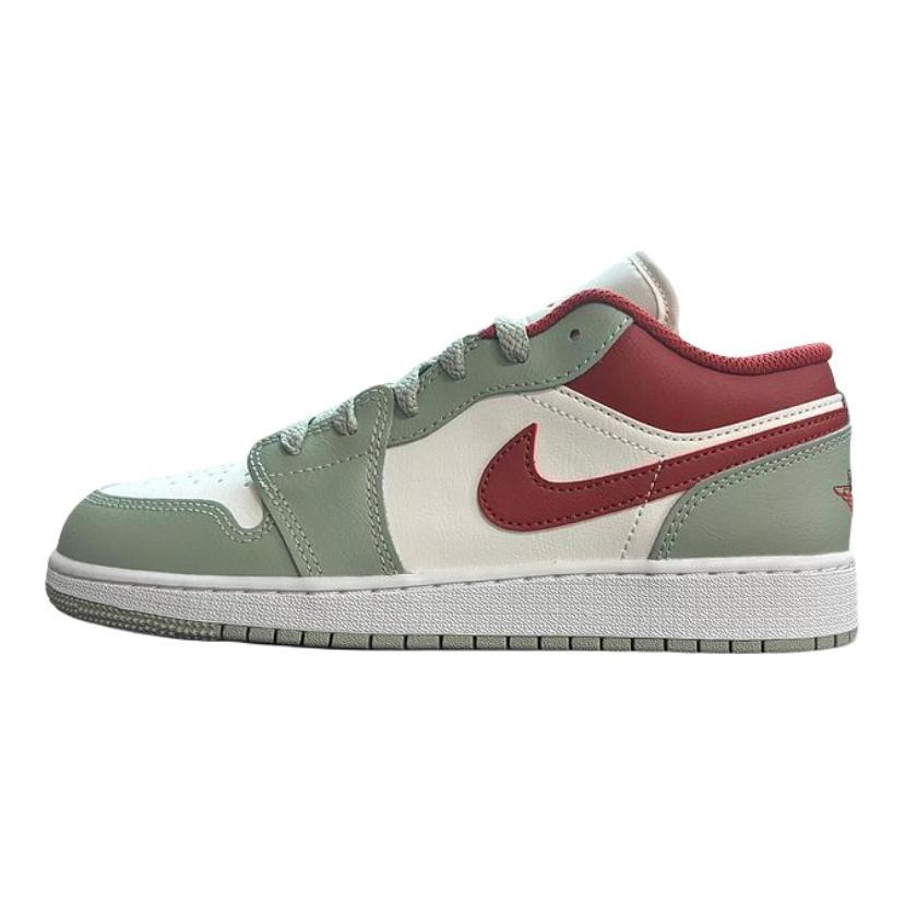 Jordan Air Jordan 1 Blissful Union, Формальная обувь, Свадебная обувь Нескользящая Легкая Низкие 553560-133(Team2070-S-BOX)