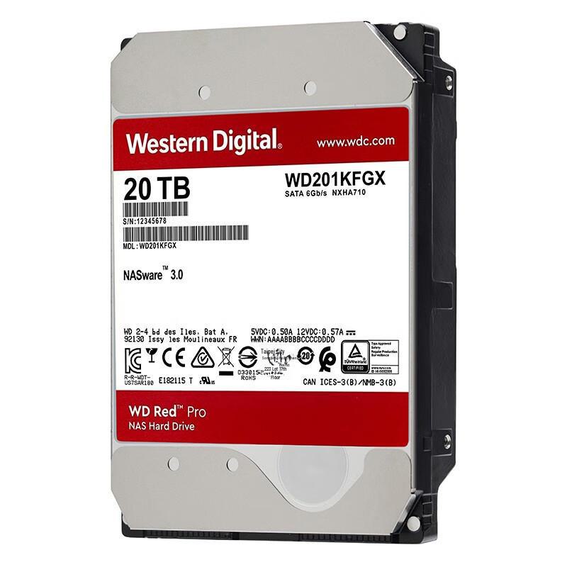 WD Western Digital NAS-Compatible Mechanical Hard Drive 2TB/4TB/8TB/10TB/16TB, 3.5-inch SATA