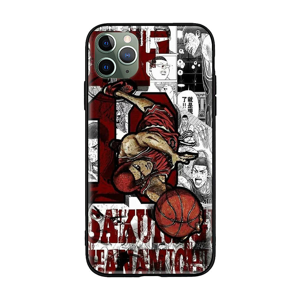 W-37 SLAM DUNK Soft Case for Samsung A04s A05s A10s A11 A12 A14 A15 A22 A23 A32 A50S M31 M51 M52 M53 A25 A30S A51 A52 A55 A70 A71 A72 S10 S9