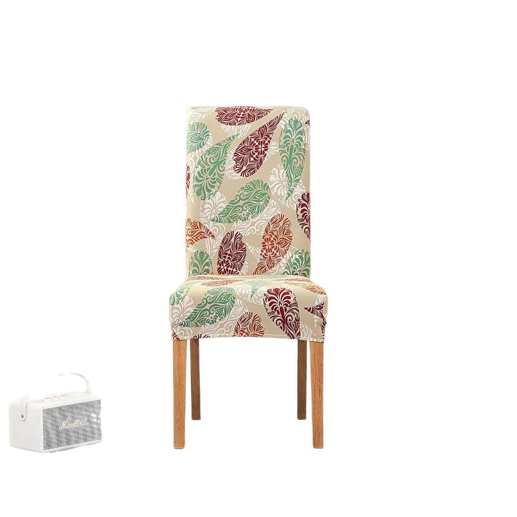 Новый принт Четыре сезона Отель Дом Эластичный чехол на стул Ресторан Цельная подушка для стула Современный простой чехол на стул