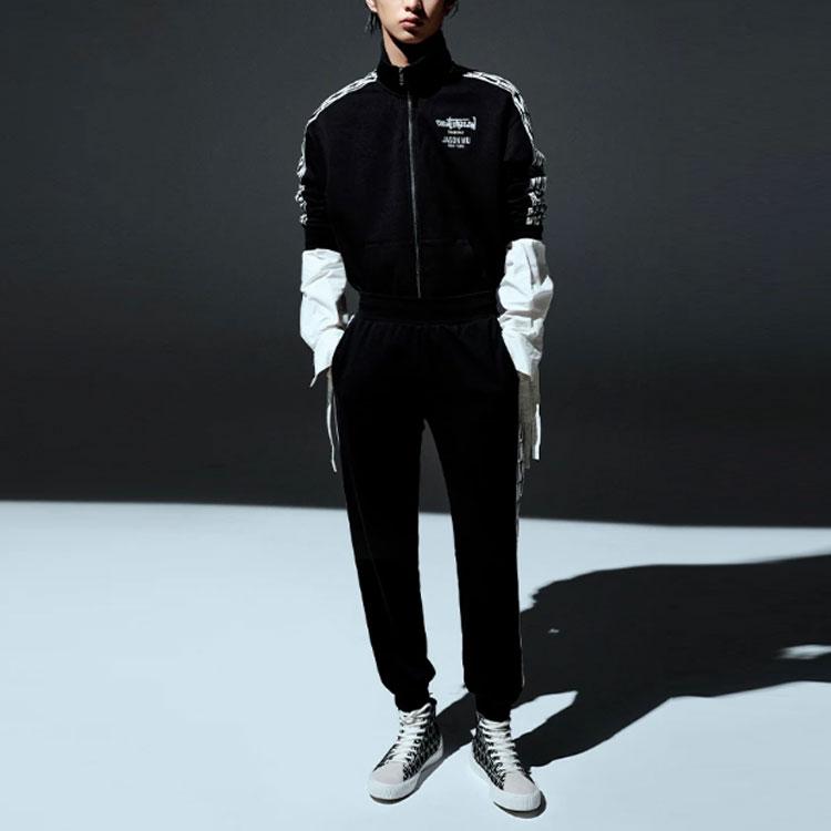 Li Ning x JASON WU, Трикотажные спортивные штаны Унисекс Черный AKLRG09-1