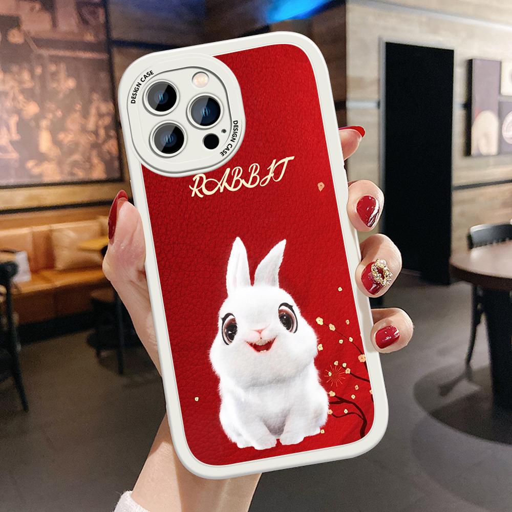 Тонкий весенний фестиваль Гала-талисман из кожи кролика, чехол из искусственной кожи, чехол для телефона для Huawei Honor Infinix iPhone Vivo