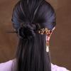 1PC Women's Hair Jewelry Wooden Hairpins Hair Stick Tassel Pendant Headdress Headwear Hair Clips