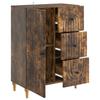 Sideboard Smoked Oak 66 x 34.5 x 90 cm Wood Based Panel