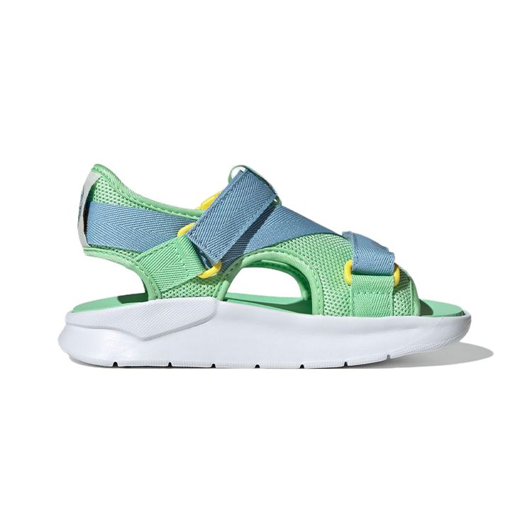 Adidas Originals 360 3.0 Sandals Non-Slip Shock Absorbing Durable Kids Sandals Kids Sandals Green White Yellow ID7483