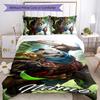 3pcs Custom Name World of Warcraft Bedding Set Duvet Cover Closure Includes 1 Duvet Cover & 2 Pillowcases for All Seasons Bedroom Decor