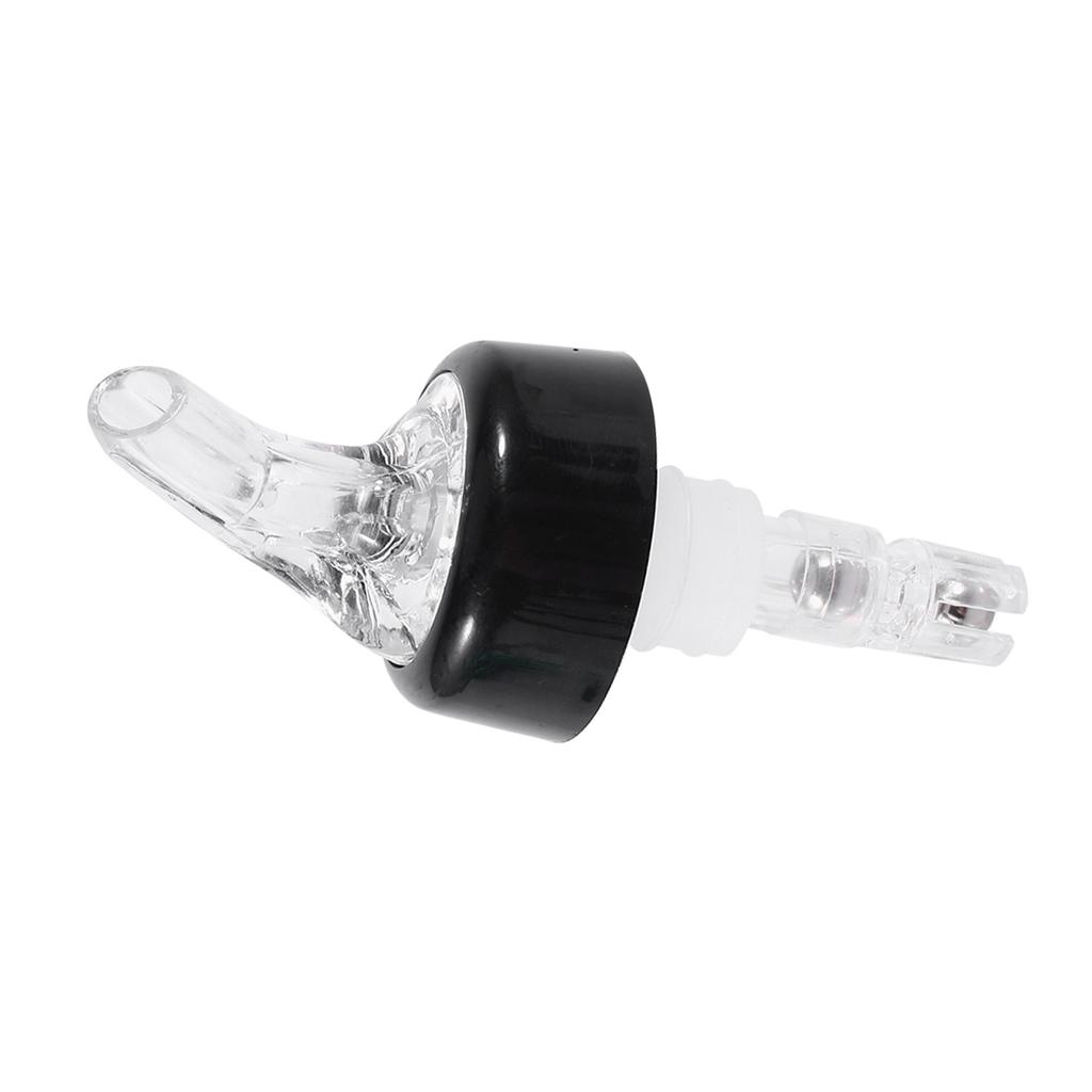 Plastic Measured Liquor Spirit Pourer Free Flow Wine Bottle Pour Spout Stopper Transparent