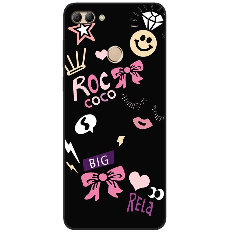 For Huawei Y9 2018 Case Soft TPU Silicon Back Phone Case Cover for huawei y9 2018 Fundas Full Protection Coque Bumper