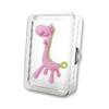 Ange Teether 2-piece Set, Nozzle, Giraffe Pink, Lip Green, Random Delivery (silicon Clip), 1 Set, Korean Baby Products